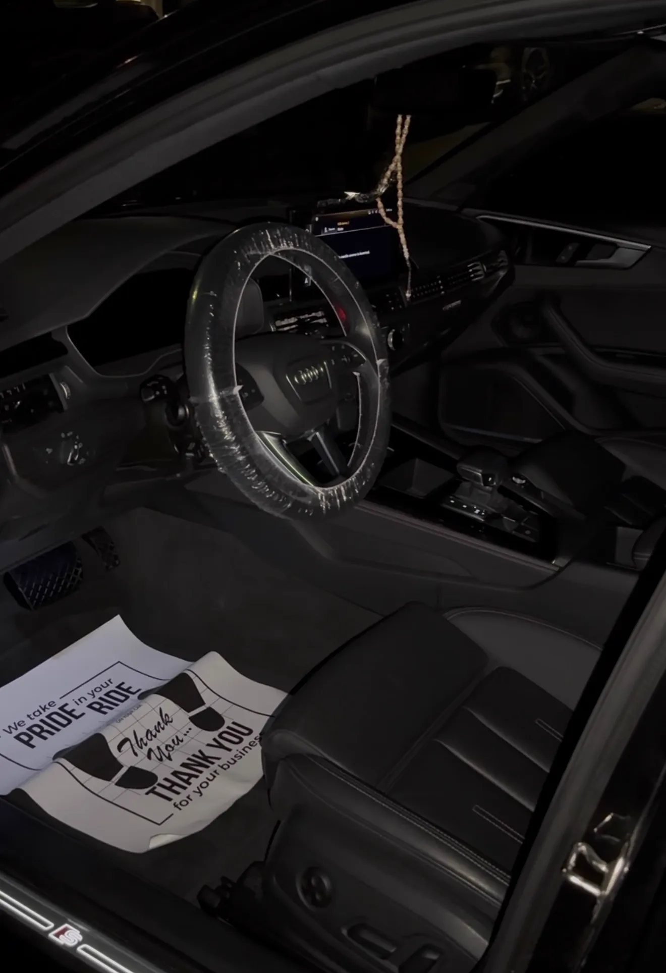 Audi interior detail