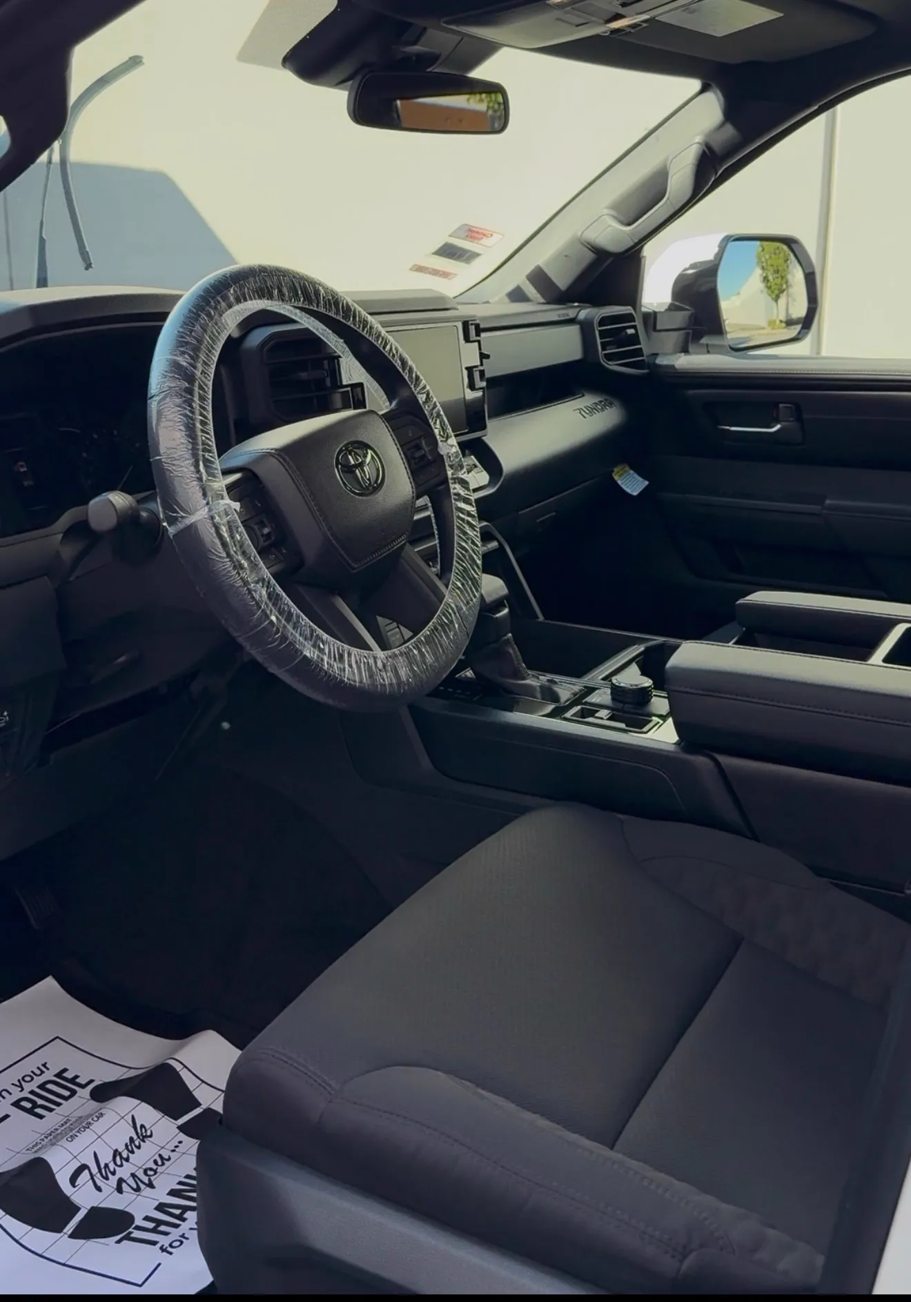 Toyota Tundra interior detail